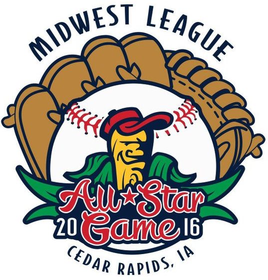 Midwest League All-Star Game 2016 Primary Logo iron on transfers for clothing